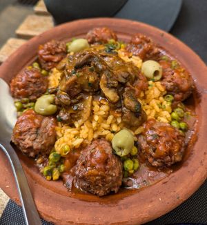 Beyond Meat Moroccan Style Tajine at Dükela in Pontevedra