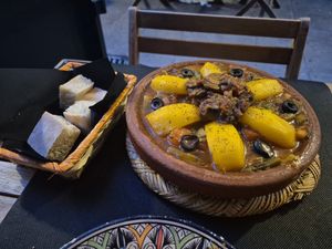 Vegetable tajine at Dükela in Pontevedra