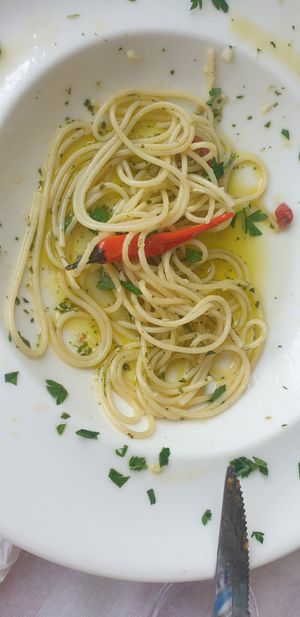Best bruschetta ever at Da Giovanni Aglio e Olio in Corfu