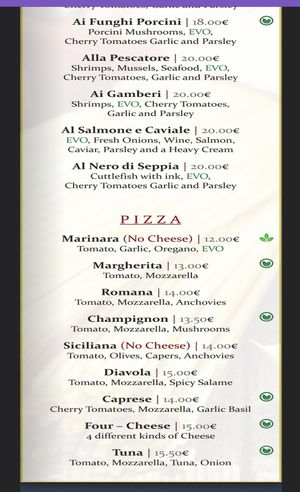   at Da Giovanni Aglio e Olio in Corfu