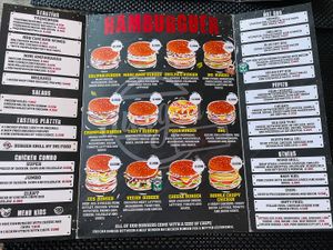 menu  at Burger Grill 351 in Sao Vicente