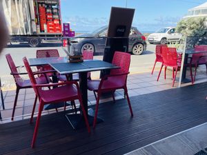 outside  at Burger Grill 351 in Sao Vicente