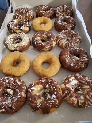 Chocolate Variety dozen at Homegrown Vegan Cafe in Harvey