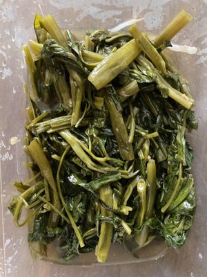 Stir fried morning glory    at Maeya in Udon Thani