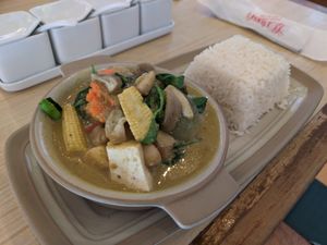 Green curry: delicous at Maeya in Udon Thani