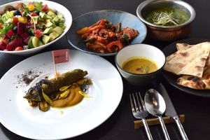 All dish that I had on that day! at Nirvana New York in Tokyo