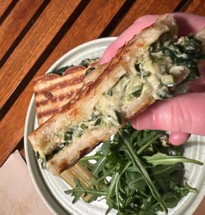 Omg. So creamy! Beautiful cashew cheese    at Sip. in Mildura