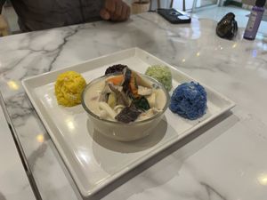 Vegan Tom Ka Gai  at Began Vegan in Bangkok