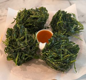 Alligators weed  at Began Vegan in Bangkok