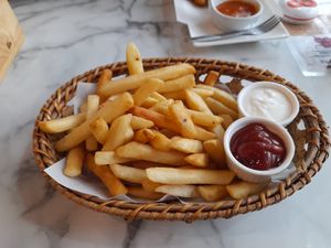 Fries at Began Vegan in Bangkok