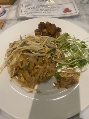 Pad thai   at Began Vegan in Bangkok