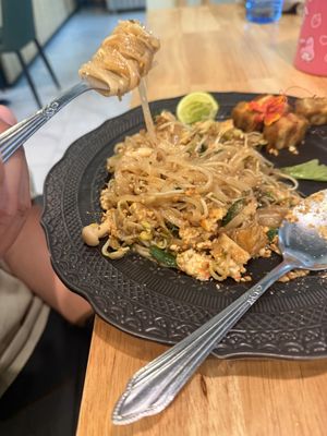 Pad fhaiThai  at Began Vegan in Bangkok