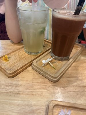 Drinks  at Began Vegan in Bangkok