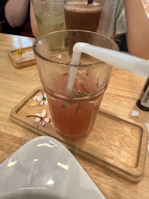 Ginger ale  at Began Vegan in Bangkok