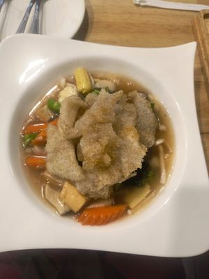 Fried Noodle Rice. at Began Vegan in Bangkok