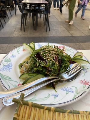 Seaweed salad - so perfect!   at Sawadika in Zaragoza