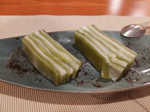 Sort of tapioca pudding (request no whipped cream + no ice cream) at Sawadika in Zaragoza