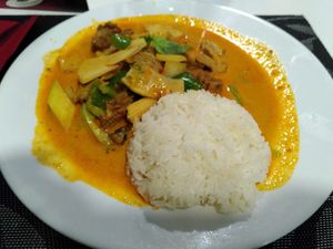 Thai curry at Sawadika in Zaragoza