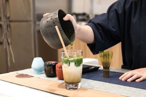 [vegan] beverages made using oat milk by default. regular fresh milk may be requested. $5.80-7.80 (pic: DanielFoodDiary) at Hvala - Chinatown in Central Singapore