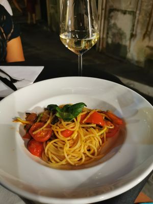 Vegan option at Bar Centrale in Riomaggiore