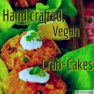 Vegan krab cakes at TikiMarket in Riviera Beach