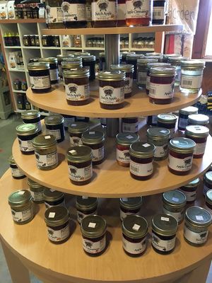 Jellies at Beckwith Orchards Cider Mill in Kent