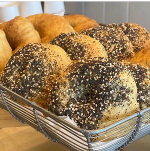 Homemade Bagels  at Laura & Tony's Kitchen in Eastham