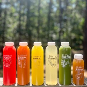 Our Fresh Cold Pressed Juice  at Laura & Tony's Kitchen in Eastham