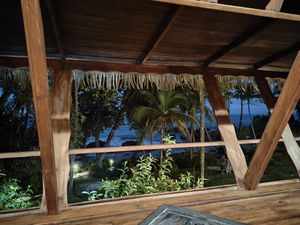 View from Yoga Studio Dining Area at Ylang Ylang Beach Resort Restaurant in Montezuma