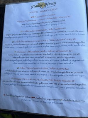   at Ylang Ylang Beach Resort Restaurant in Montezuma