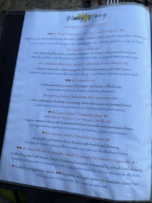   at Ylang Ylang Beach Resort Restaurant in Montezuma