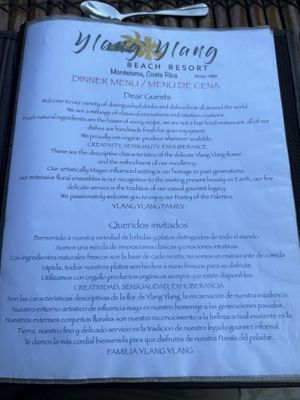   at Ylang Ylang Beach Resort Restaurant in Montezuma