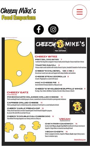 Two Vegan Options at Cheezy Mike's in Baltimore