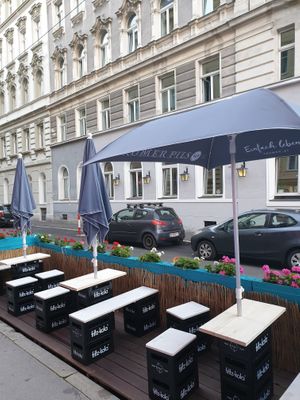 Terrace at Villa Vida in Vienna