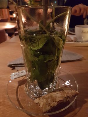 Verse muntthee at Zoet of Zout in Stellendam