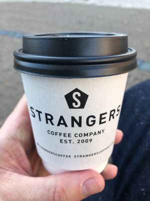 Excellent coffee  at Strangers Coffee House in Norwich