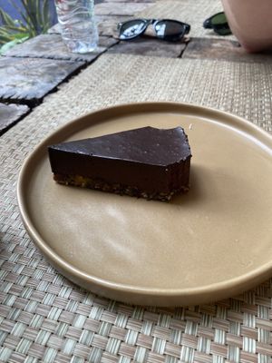 Chocolate cheesecake   at The Road Less Travelled in Koh Samui