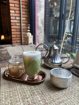 Matcha latte   at The Road Less Travelled in Koh Samui