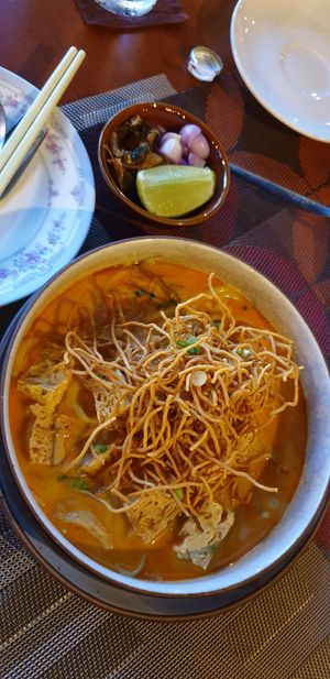 Khao soi at Shann Cafe  in Chiang Rai