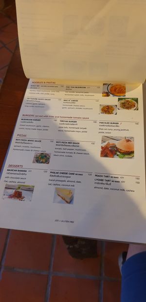 Menu at Shann Cafe  in Chiang Rai