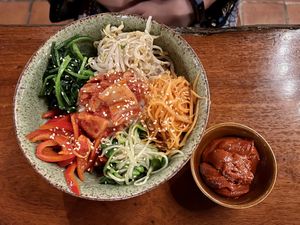 Bibimbap  #Veganuary at Shann Cafe  in Chiang Rai