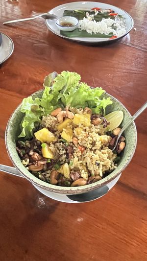 Pineapple fried rice  at Shann Cafe  in Chiang Rai