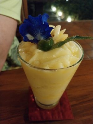 Pineapple smoothie at Shann Cafe  in Chiang Rai