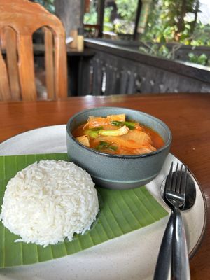 Kimchi soup - amazing!  at Shann Cafe  in Chiang Rai