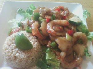 Spicy Yam Delight at Vegan Kitchen in Naples