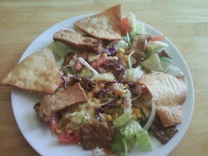 Rainbow Salad at Vegan Kitchen in Naples