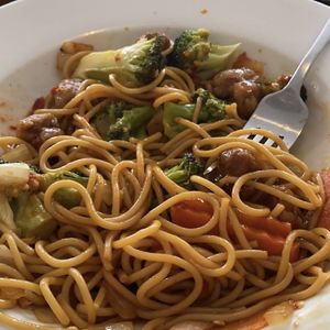 Kung Pao Noodles  at Vegan Kitchen in Naples