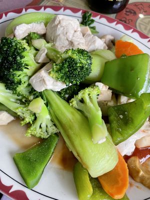 I order for low calories but they have broad menu and plenty of more calorie dense options  #Veganuary at Vegan Kitchen in Naples