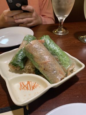 Spring rolls   at Vegan Kitchen in Naples