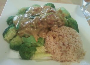 Rainbow Curry at Vegan Kitchen in Naples